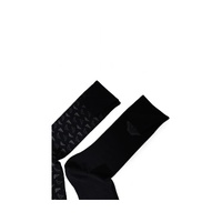Emporio Armani Underwear Men's Black Cotton Sock - One Size thumbnail