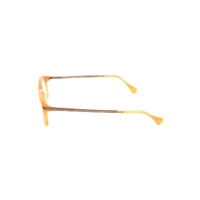 Ermenegildo Zegna Men's Yellow Metal Frames - One Size thumbnail