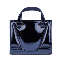 Ferrari Women's Blue Leather Handbag - One Size thumbnail