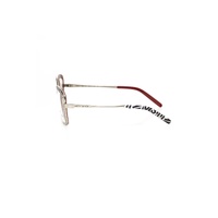 Frankie Morello Women's Chic Zebra Pattern Square Eyeglasses - One Size thumbnail