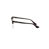 Frankie Morello Women's Glittering Bordeaux Clubmaster Eyeglasses - One Size thumbnail