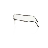 Frankie Morello Women's Glitter Black Metal Clubmaster Eyeglasses - One Size thumbnail