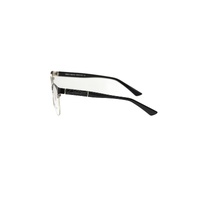 Frankie Morello Women's Chic Geometric Black Clubmaster Eyeglasses - One Size thumbnail