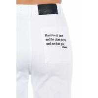 High Waist Cropped Trousers with Multipockets 40 IT Women thumbnail