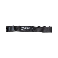 Dolce & Gabbana Men's Dark Gray Silk Adjustable Neck  Papillon Bow Tie - One Size thumbnail