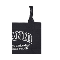 Ganni Women's Cotton Tote Bag - One Size thumbnail