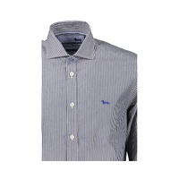 Harmont & Blaine Men's Blue Cotton Shirt - 2XL thumbnail