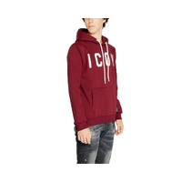 Icon Men's Bordeaux Cotton Sweater - 42 IT thumbnail