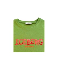 Iceberg Men's Green Cotton T-Shirt - M thumbnail