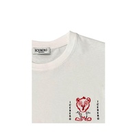 Iceberg Men's White Cotton T-Shirt - L thumbnail