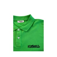 Iceberg Men's Green Cotton Polo Shirt - M thumbnail