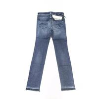 Slim 5-Pocket Jeans with Logo Details and Fringed Bottoms W31 US Women thumbnail
