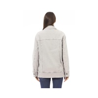 Jacob Cohen Women's Elegant Gray Cotton Blend Jacket - 42 IT thumbnail