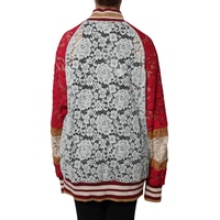 Dolce & Gabbana Women's Multicolor Floral Lace Cardigan Sweater - 40 IT thumbnail