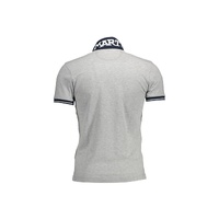 La Martina Men's Gray Cotton Polo Shirt - 2XL thumbnail