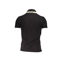 La Martina Men's Black Cotton Polo Shirt - M thumbnail