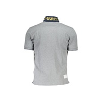 La Martina Men's Gray Cotton Polo Shirt - M thumbnail