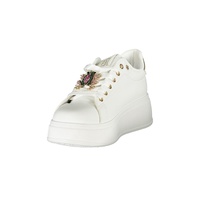 Laura Biagiotti Women's White Synthetic  Sneaker - 40 EU thumbnail