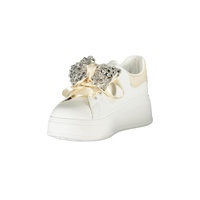 Laura Biagiotti Women's White Polyester  Sneaker - 39 EU thumbnail