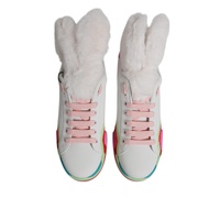 Dolce & Gabbana Women's Multicolor Low Top Trainers Sneakers Shoes - 35 EU thumbnail