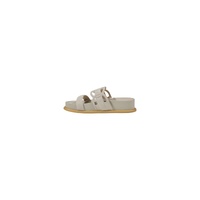 Liu Jo Women's Gray Leather Sandal - 38 EU thumbnail