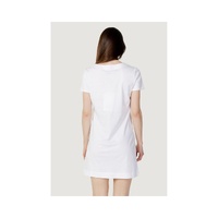 Love Moschino Women's White Cotton Dress - 40 IT thumbnail