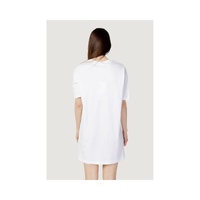 Love Moschino Women's White Cotton Dress - 40 IT thumbnail