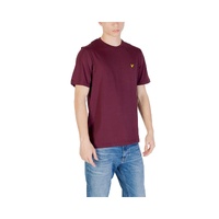 Lyle & Scott Men's Bordeaux Cotton T-Shirt - 44 IT thumbnail
