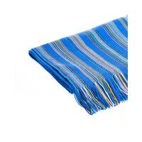 Geometric Pattern Fringed Scarf in Bright Colors One Size Men thumbnail