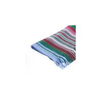 Geometric Pattern Fringed Scarf One Size Men thumbnail