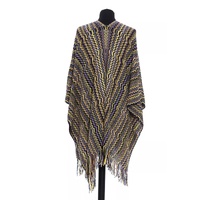 Missoni Women's Multicolor Wool  Poncho - One Size thumbnail