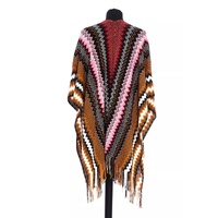 Missoni Women's Multicolor Wool  Poncho - One Size thumbnail