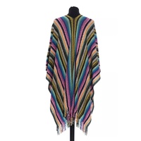 Missoni Women's Multicolor Wool  Poncho - One Size thumbnail