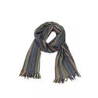 Geometric Fantasy Fringed Scarf One Size Men thumbnail