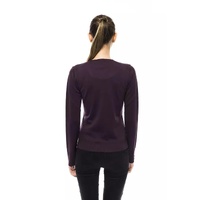 Montana Blu Women's Purple Wool Sweater - 44 IT thumbnail