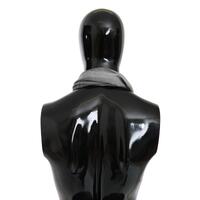 GF FERRE Blue Gray Patterned Scarf One Size Women thumbnail