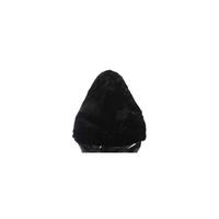 Dolce & Gabbana Black Weasel Fur Hooded Scarf Wrap One Size Women thumbnail