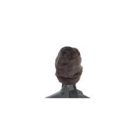 Gorgeous Dolce & Gabbana Brown Weasel Fur Beanie with Gray Cashmere Lining 57 cm Women thumbnail