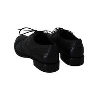 New Dolce & Gabbana Derby Taormina Wingtip Dress Shoes 39 EU Men thumbnail