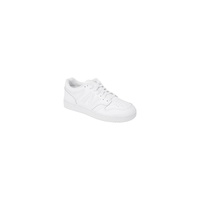 New Balance Women's White Leather Sneaker - 38.5 EU thumbnail