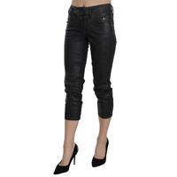 New GALLIANO Mid Waist Slim Leg Cropped Jeans W24 US Women thumbnail