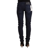 Acht Women's Blue Washed Cotton Low Waist Slim Fit Denim Jeans - W26 US thumbnail