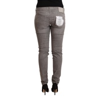 Acht Women's Gray Cotton Low Waist Skinny Push Up Denim Jeans - W26 US thumbnail
