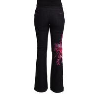 EXTE Cotton Stretch Mid Waist Flared Denim Jeans 42 IT Women thumbnail