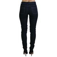 Acht Women's Dark Blue Low Waist Slim Fit  Denim Jeans - W26 US thumbnail
