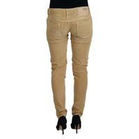 Authentic ACHT Skinny Jeans with Low Waist Corduroy Design W26 US Women thumbnail