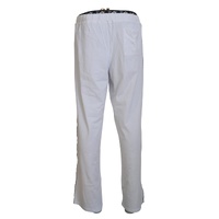 John Galliano Men's White Cotton Logo Loose  Pants - 48 IT thumbnail