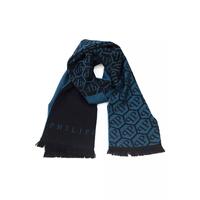 Monogram Fringed Hems Scarf One Size Men thumbnail