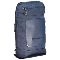 Piquadro Men's Blue RPET Shoulder Bag - One Size thumbnail