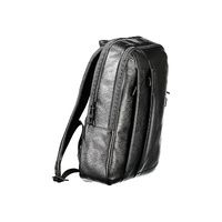 Piquadro Men's Black Leather Backpack - One Size thumbnail